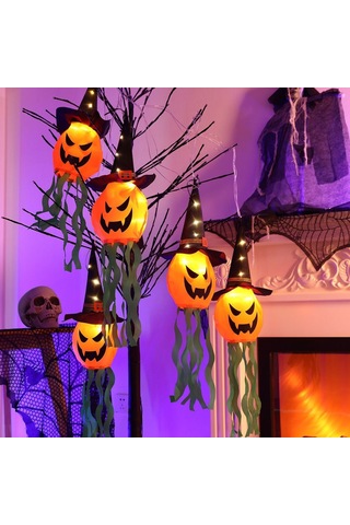 Qq-led Cadılar Bayramı Hayalet Parti Işığı 3m 60cm Çok Renkli