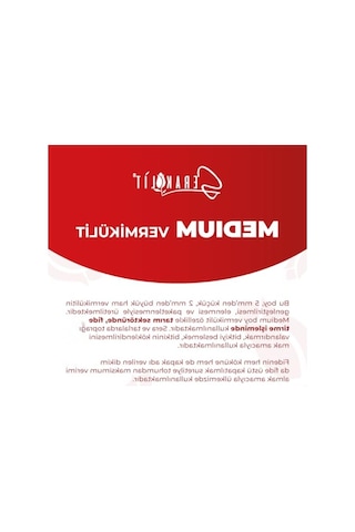 Medium Vermikülit - 1 Litre 0.75 LT - 2.5 LT - 12 KG