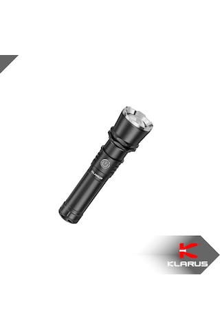 Klarus A3 Zoom Özellikli 2200 Lümen Metal Yapı Taktik El Feneri Siyah