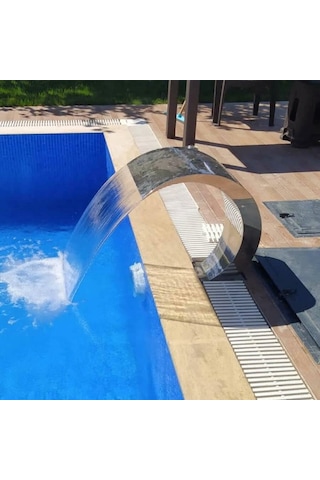 DEKOR HAVUZ 350x290 mm KOBRA TİPİ PASLANMAZ HAVUZ ŞELALE AISI 304