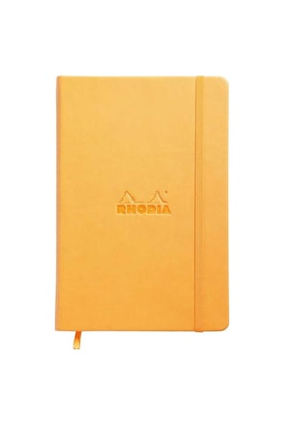 A5 Çizgisiz Defter Turuncu Sert Kapak 96 Yaprak