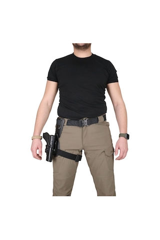 Black Grips Glock 17 19 Uyumlu Polimer Taktik Kılıf Ve Alçak Taşıma // Siyah Siyah