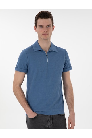 Pierre Cardin Erkek Mavi Tişört 50302586-vr036 Mavi