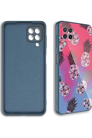 Zore Galaxy Uyumlu A12 Kılıf Kamera Korumalı Desenli Sert Silikon Msra Epoksi Kapak - No1 NO1