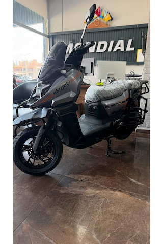 Skyjet Luckın Elektrikli Motosiklet Gri