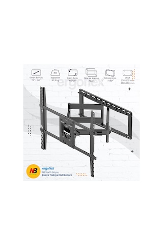 Nb Ergonomic Nb Sp5 Büyük Ekranlar Için 75inch-110inch Profosyonel Hareketli Tv Askı Aparatı