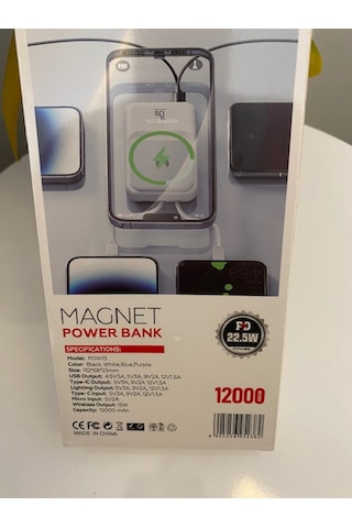 Powerbank 12000 Mah Siyah - Siyah