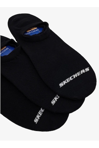 Skechers S2520314-3817 3'lü Paket Essential Bileksiz Çorap Siyah