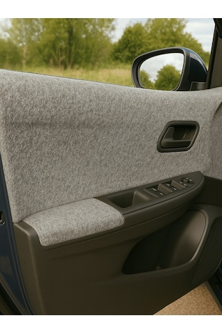 Beylini Kendinden Yapışkanlı Kapı Kaplaması Keçe Oto Zemin Bagaj Çatı Dayanıklı Uzun Ömürlü Araç Kaplama 3mm Gri Gri