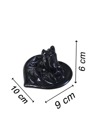 Kalp Şeklinde Himalaya Dağ Tasarımlı Geri Akış Şelale Tütsülük Si