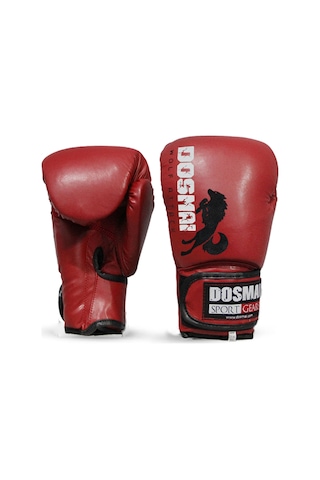 Dosmai Profesyonel Hava Alır Boks Kick Boks Eldiveni Kırmız El344 Kırmızı