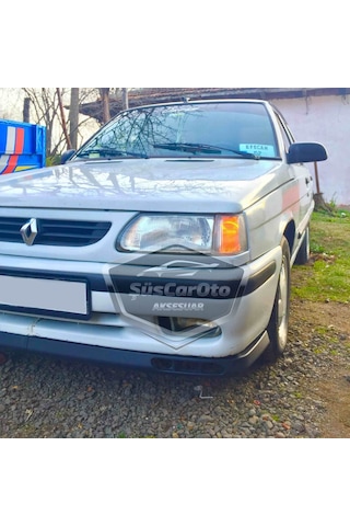 Renault 9-11 Broadway Fairway Uyumlu Üniversal Laguna Lip Esnek Ön Lip 2 Parça Tampon Altı Dil Karlık Ön Ek 00 Şüscaroto Aksesuar