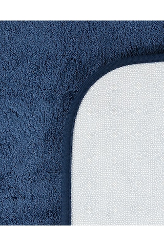 Madame Coco Carol Banyo Paspası 1kbapa05152'li Küçük Boy Set-indigo Indigo Mavi