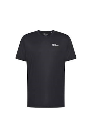 Jack Wolfskin Jack Wolfskın Tech T M Erkek Phantom T-shırt A63293-6350 Siyah