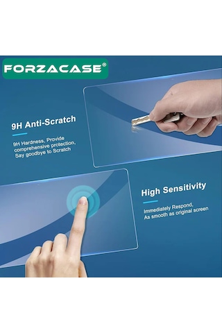 Forzacase 2in1 Tesla Model Y New Juniper Temperli Kırılmaz Cam Ekran Koruyucu - Fc1119 1