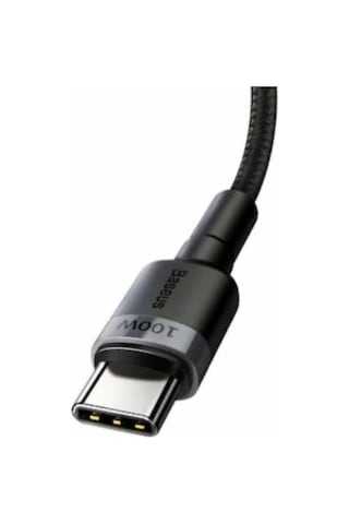 Baseus Cafule PD2.0 100W Hızlı Şarj Type-C Kablo 2 M Siyah