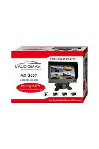 Audiomax Mx2037r Servis Araçları İçin 4 Kameralı Kayıt Sistemi