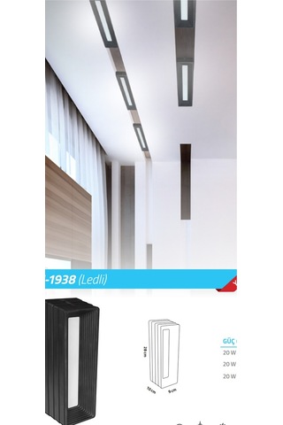 20 Watt Gün Işığı Modern Led Spot, İç Mekan Tavan Ve Duvar Armatürü, Led Armatür, Yeni Nesil Spot Siyah