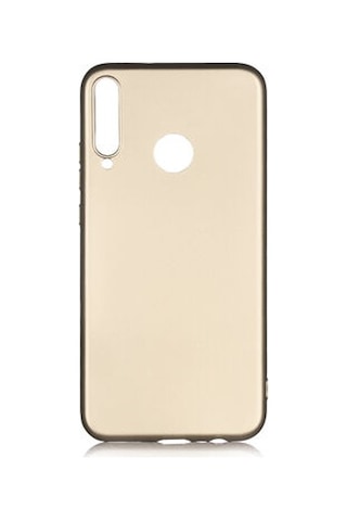 Huawei P40 Lite E Kılıf Esnek Yapılı İnce Slim Silikon Kapak Ryc/premier Gold