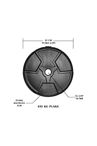 Ecgspor Hero Serisi 5 Kg Plaka-4 Adet
