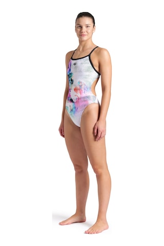 Arena Airbrush Swimsuit Challenge Back Kadın Siyah Yüzücü Mayosu 007912510 1592081 Siyah