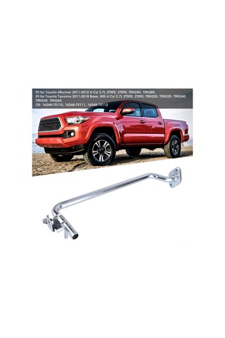 Reedark Toyota 4runner 2011-2012 Tacoma 2011-2018 2.7l 2trfe Motor Soğutma Su Bypass Borusu Metal 16268-75130
