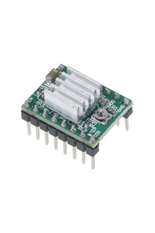 Novahub Yeşil A4988 Step Motor Sürücü Modülleri - 3d Yazıcı Aksesuarları, Soğutucu İçeren Set, 5 Adet