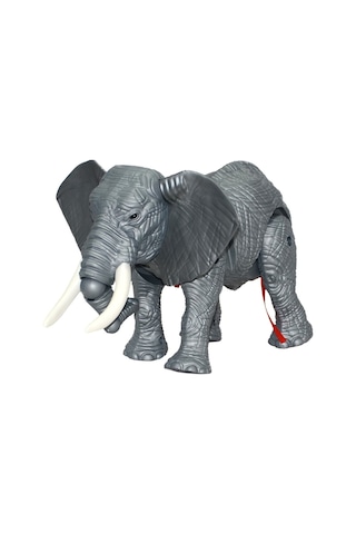 Hareket Edebilen Fil Sesli Işıklı Yürüyen Pilli Müzikli Fil