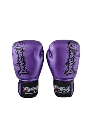 Mor Muay Thai Kick Boks Eldiveni, 8 Oz Ağırlığında Açık Mavi