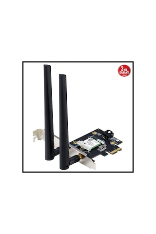 Asus Pce-be6500, Be6500, 2xanten, 6500mbps, Tri-bant, 6ghz Wifi 7, Bluetooth V5.4, Wpa3, Pcı-express