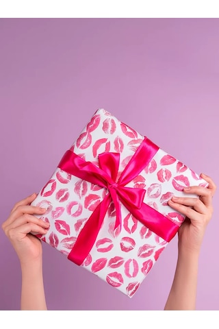 Riota Hediyelik Ambalaj Kağıdı Öpücükler 0,7x1 M 2 Adet 219442977