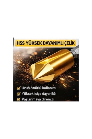 Freed Tools Plastik Boru Açma Pvc Pprc Boru Tamir Delme Genişletme Onarımı İçin 3lü Havşa Seti