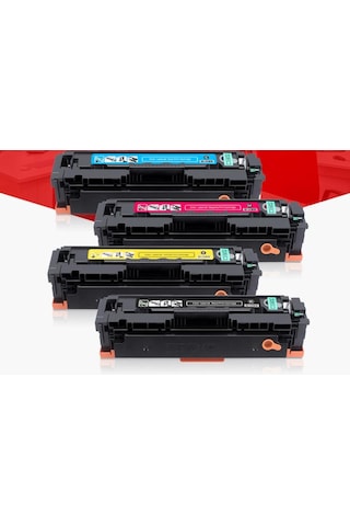 Canon I-Sensys MF645CX CRG054 CMYK 4 Renk Uyumlu Toner Seti