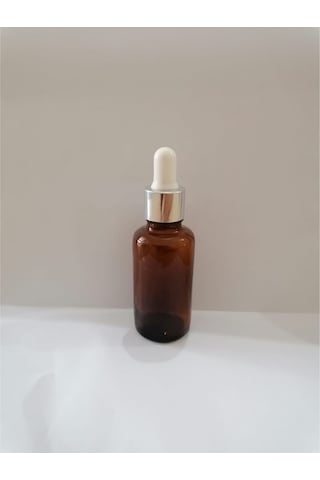 50 Cc Cam Damlalıklı Amber Şişe 50 Cc 50ml X 6 Adet / Ecza Şişesi / Dropper Şişe Diğer