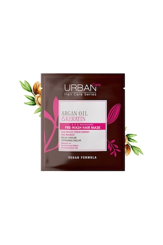 Argan Oil & Keratin Kolay Kırılan Yıpranmış Saçlara Özel Duş Öncesi Saç Bakım Maskesi 3x50ml-vegan
