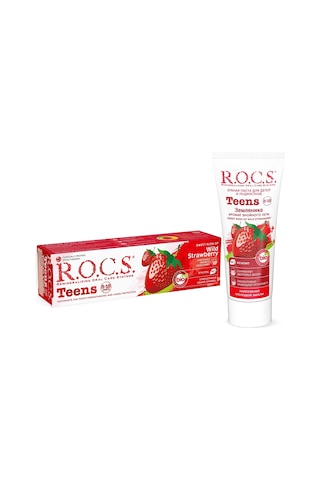R.o.c.s. Teen Yaban Çileği Diş Macunu 8-18 Yaş 60 Ml Temel Bakım