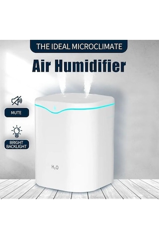 Novahub 2000 Ml Usb Hava Nemlendirici, Aromaterapi, Çift Sprey Portu, Serin Mist Maker, Ev Ve Ofis İçin, Pembe