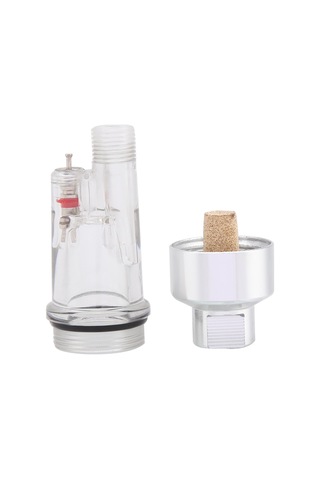 Ximistore9 1/8" Bsp Metal Mini Hava Filtresi - 5 Mikron Yağ Su Ayırıcı, Ruhsatlı Valfli, Sprey Fırçalarını Nemden Korur, Temiz Kuru Hava Sağlar