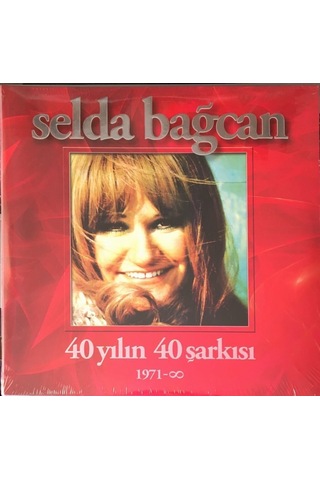 Selda Bağcan 40 Yılın 40 Şarkısı Double Lp Kırmızı Renkli Plak