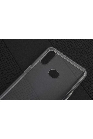 Samsung Uyumlu Galaxy A10s Kılıf Zore Süper Silikon Kapak Renksiz