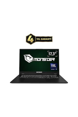 Monster Huma H7 V1.1.4 Ultra 7 125H 16 GB 1 TB SSD 17.3" Free Dos Dizüstü Bilgisayar
