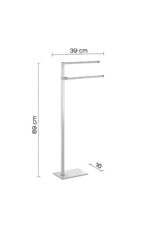 Maine Ayaklı Havluluk, 39 X H89.4 X 15.5cm - Krom