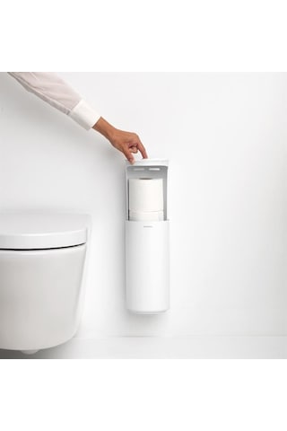 Brabantia Mindset Whıte 3 Parça Tuvalet Aksesuarı Seti Beyaz