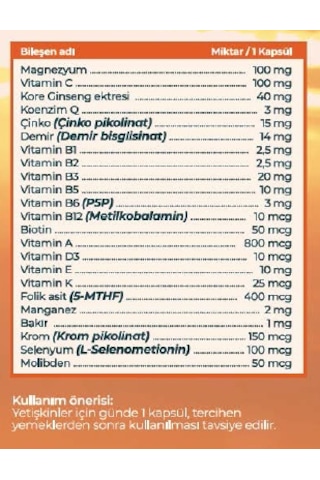 Green Farma Multivitamin & Multimineral 30 Kapsül