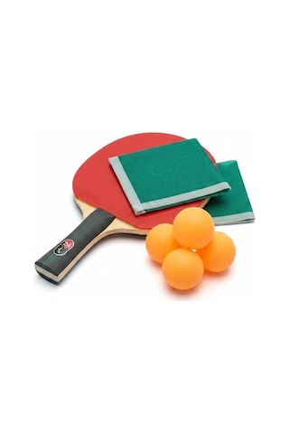 Bsr-809 Pvc De Pinpon Raketi File Ve 3 Top -cnt Kırmızı