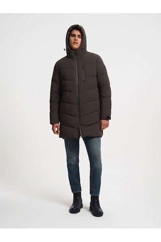 Lf 2033356 Erkek Parka Haki
