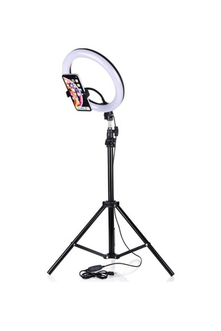 Dymax DX-12 10" Ring Light Sürekli Led Işık + 210 CM Tripod