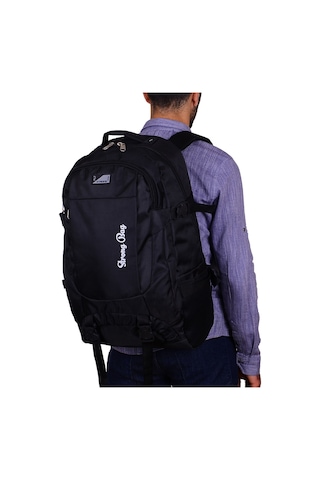 Strong Bag Strong Büyük Boy Seyahat Sırt Çantası- 17-18.4 İnch Laptop Bölmeli Str001 Siyah