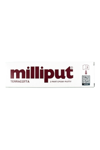 Milliput 04 Terracota Kahverengi Tip, Çift Bileşenli Epoksi Putty Macun - 2x56 112 Gram
