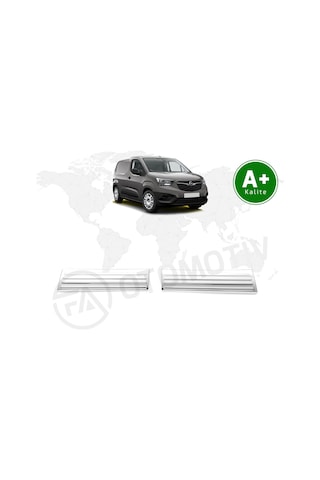 Opel Combo Panelvan Krom Kapı Eşiği Kaplaması 2019 Model Ve Sonrası
